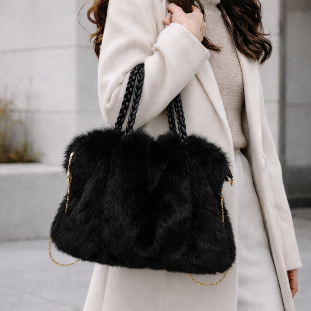 ELISE – FLEECEFODRAD VÄSKA