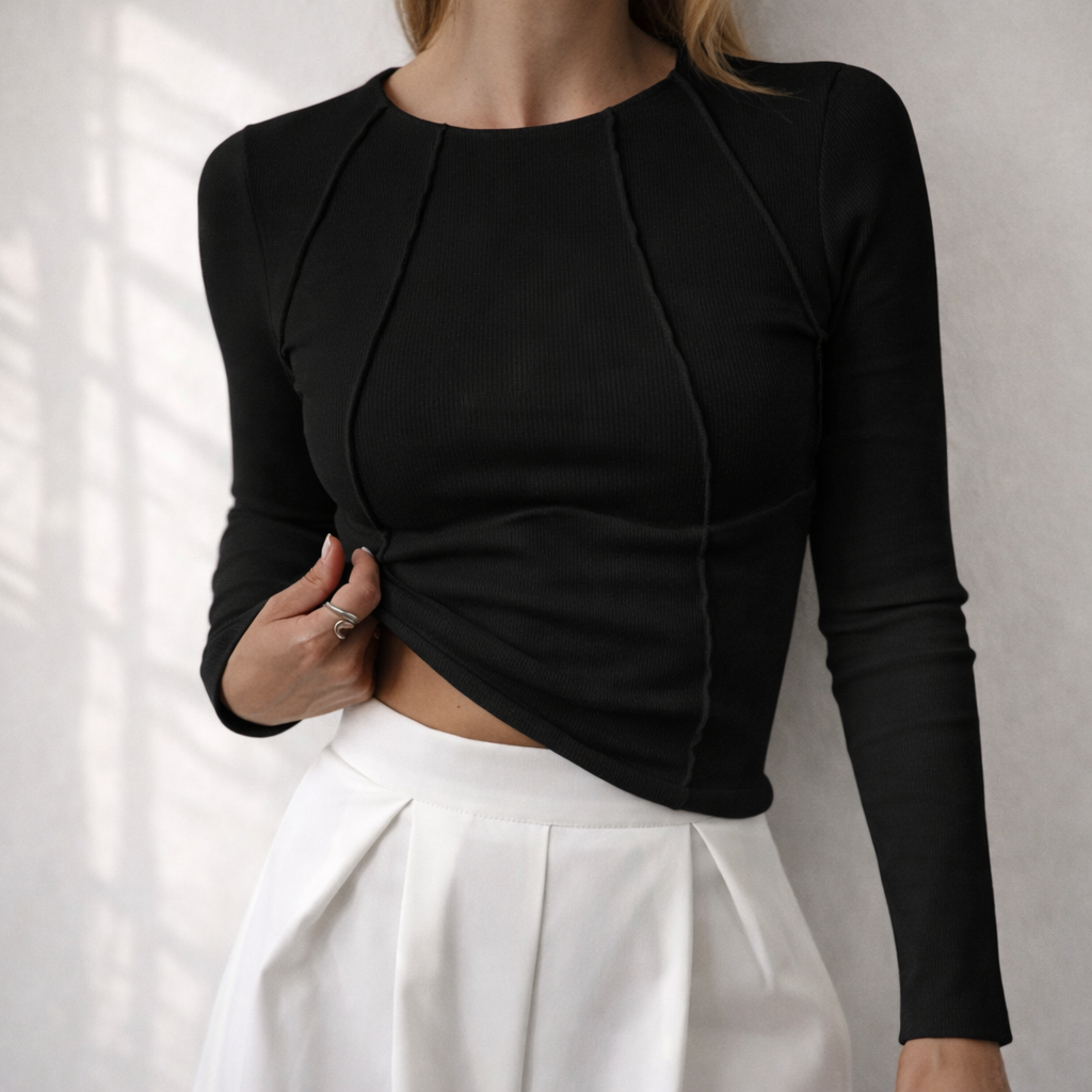 TATJANA - ESSENTIAL LÅNGÄRMAD TOPP