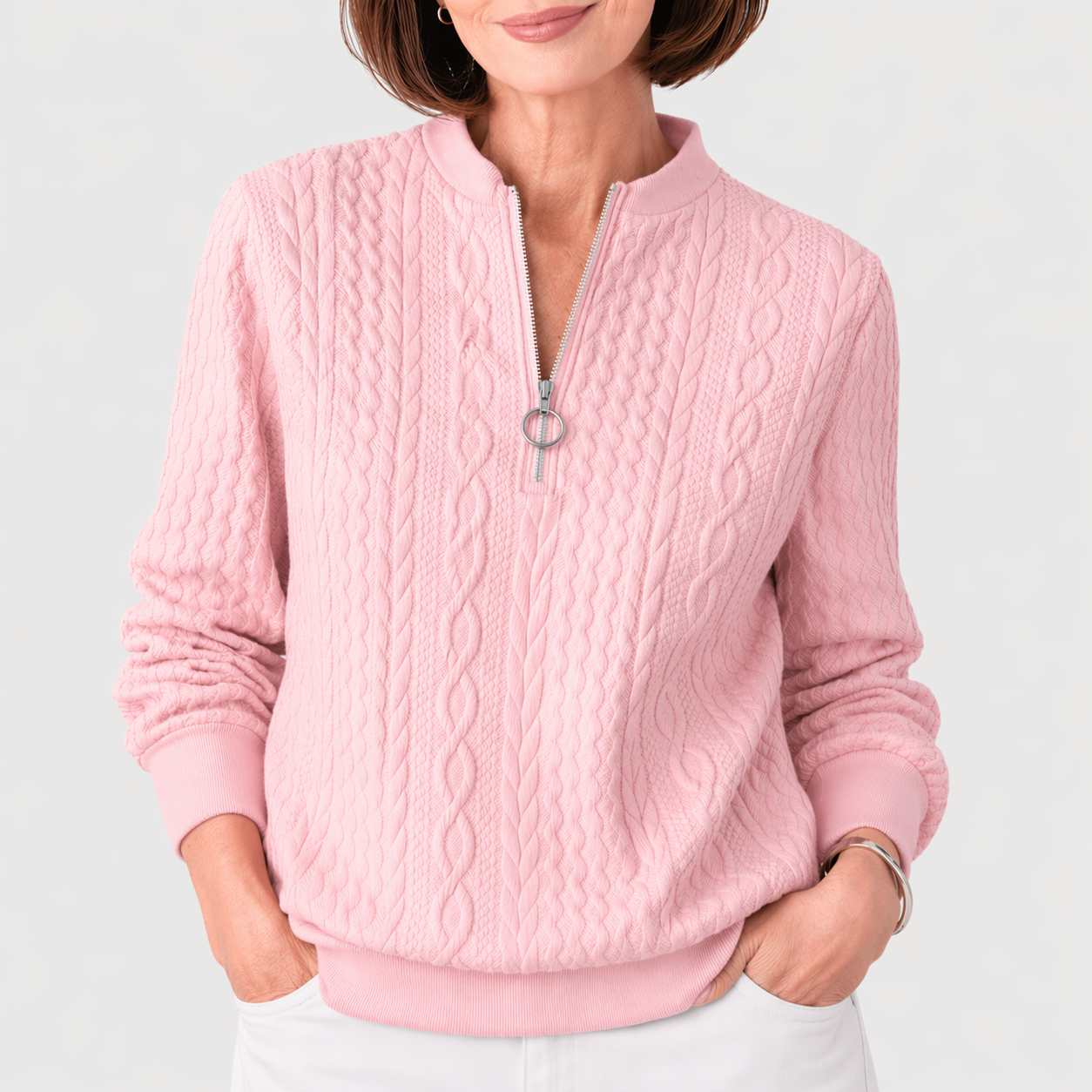 CARINA - HALF ZIP TRÖJA