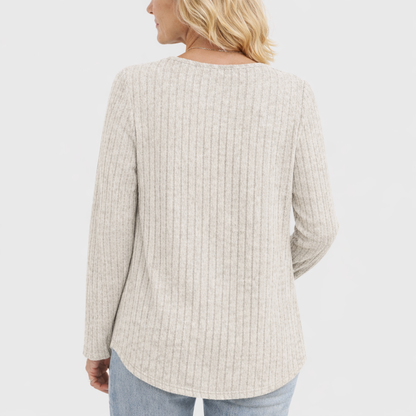 KAROLINE – LÄTT LÅNGÄRMAD BLUS
