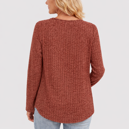 KAROLINE – LÄTT LÅNGÄRMAD BLUS