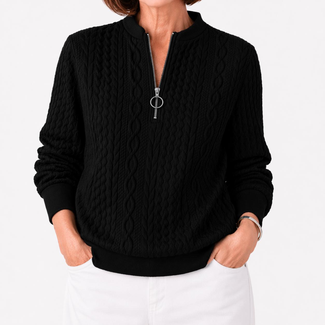CARINA - HALF ZIP TRÖJA