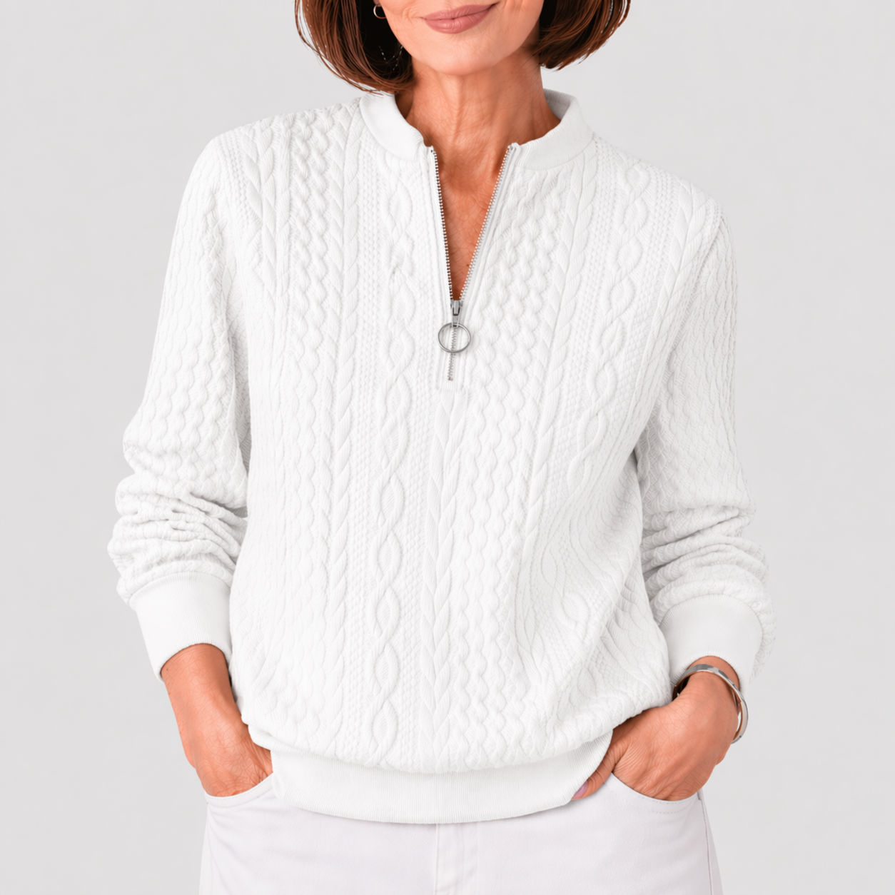CARINA - HALF ZIP TRÖJA