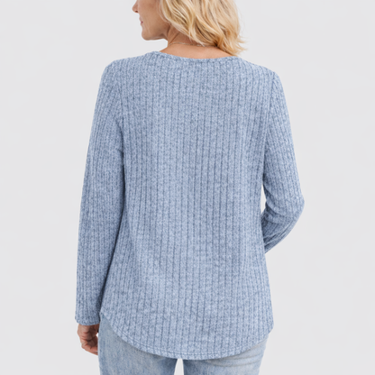 KAROLINE – LÄTT LÅNGÄRMAD BLUS