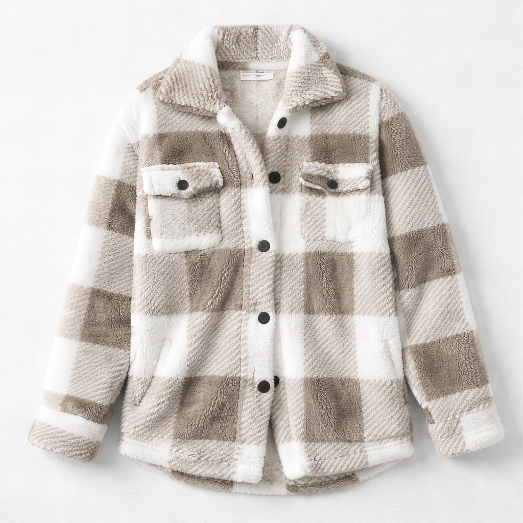 ALVA - FLEECEFODRAD OVERSHIRT