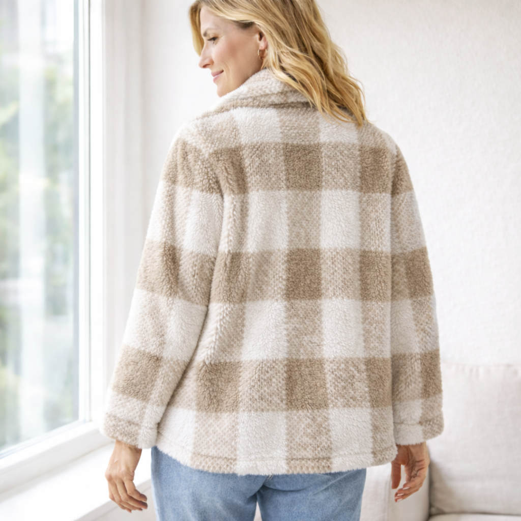 ALVA - FLEECEFODRAD OVERSHIRT