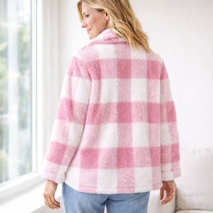 ALVA - FLEECEFODRAD OVERSHIRT