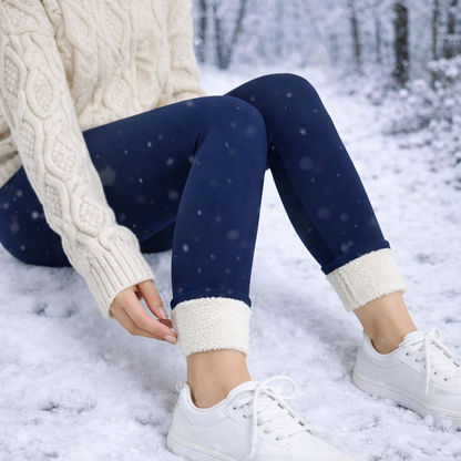 BRITTA -  FLEECEFODRADE LEGGINGS