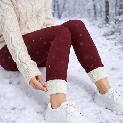 BRITTA -  FLEECEFODRADE LEGGINGS