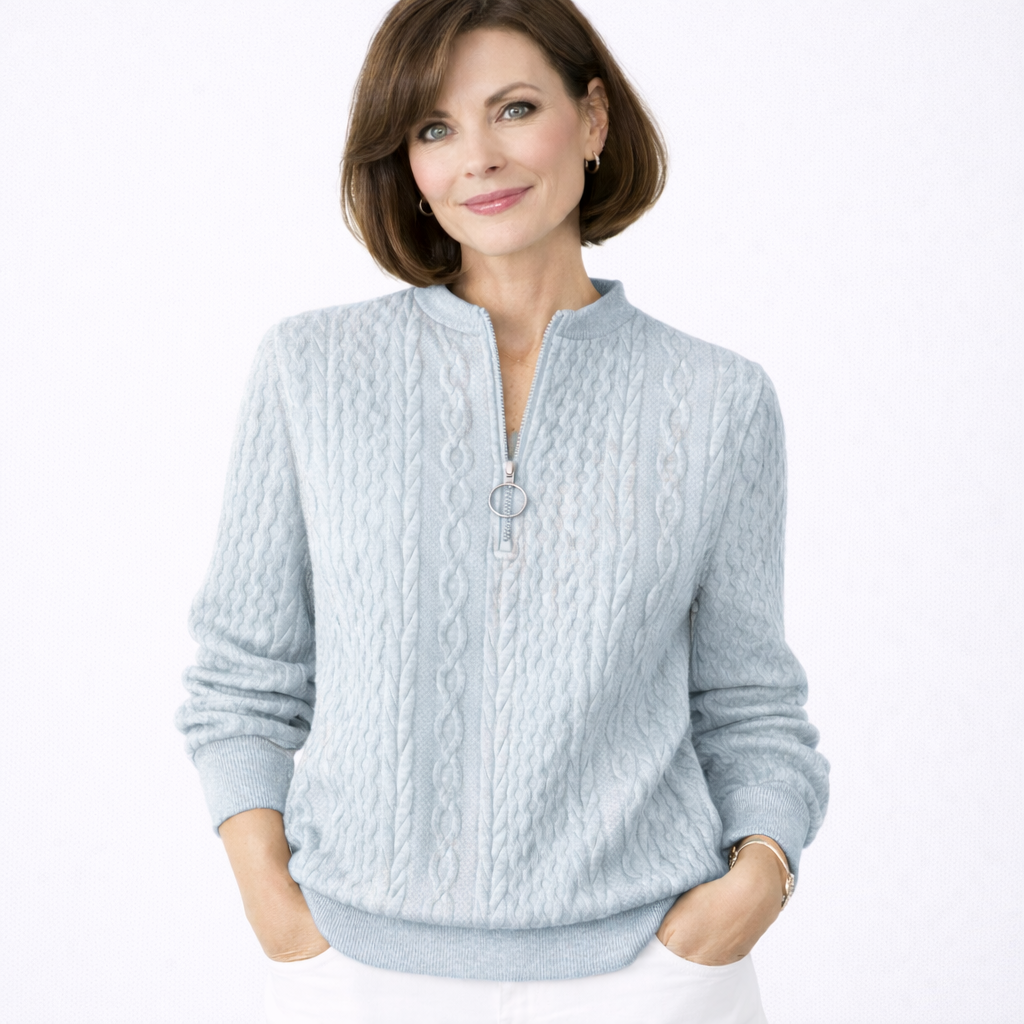 CARINA - HALF ZIP TRÖJA