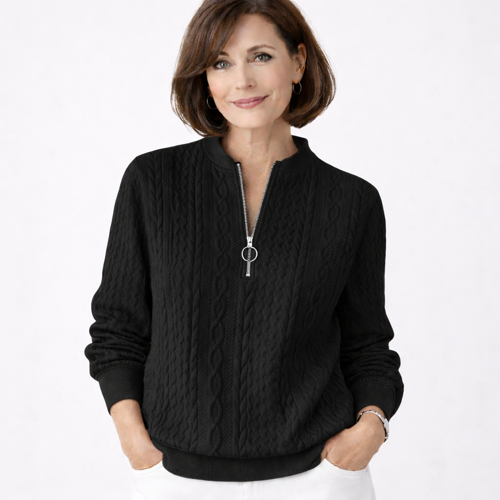 CARINA - HALF ZIP TRÖJA