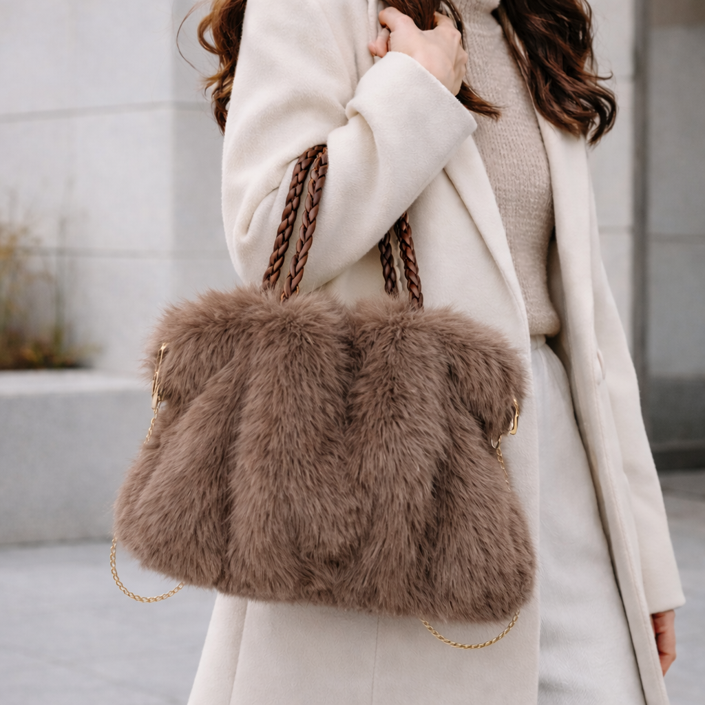 ELISE – FLEECEFODRAD VÄSKA