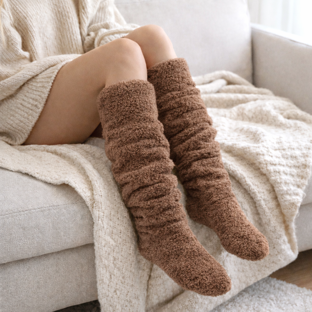 IDUN - FLEECEFODRADE STRUMPOR