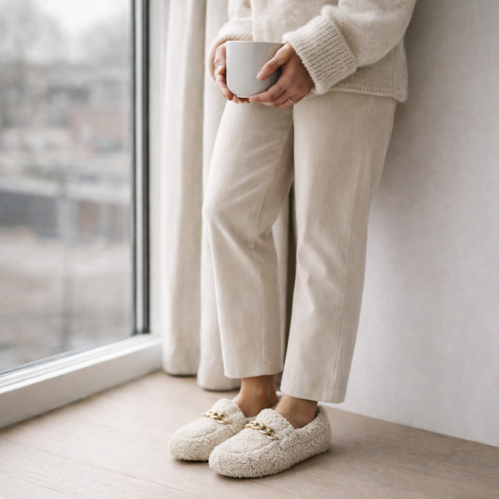 INGA – FLEECEFODRADE LOAFERTOFFLOR