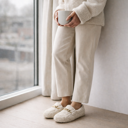 INGA – FLEECEFODRADE LOAFERTOFFLOR