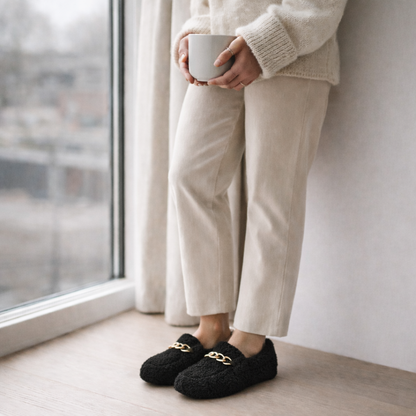 INGA – FLEECEFODRADE LOAFERTOFFLOR