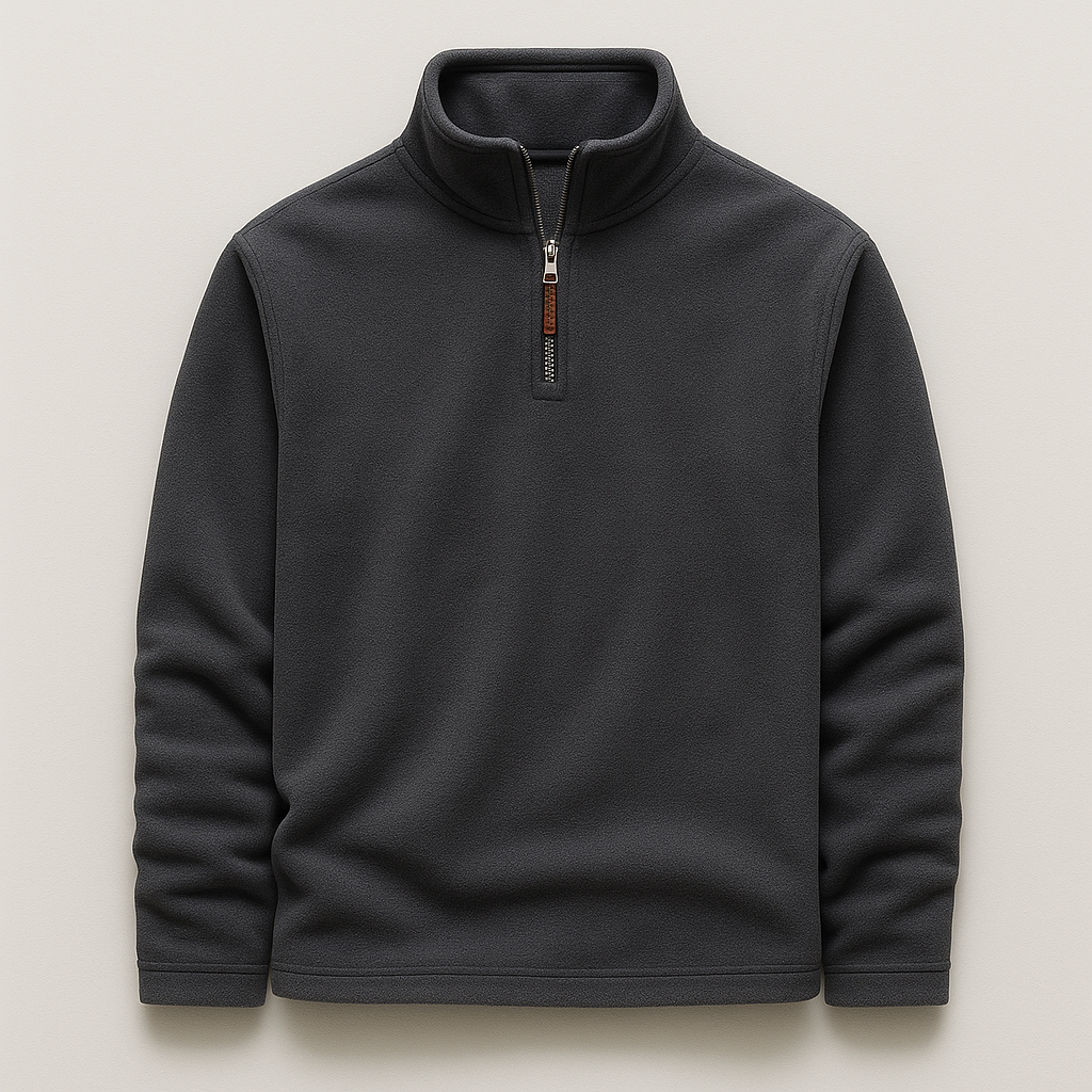 Isak - Tröja med halv dragkedja