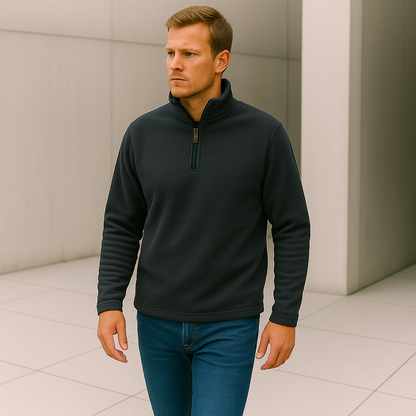 Isak - Tröja med halv dragkedja