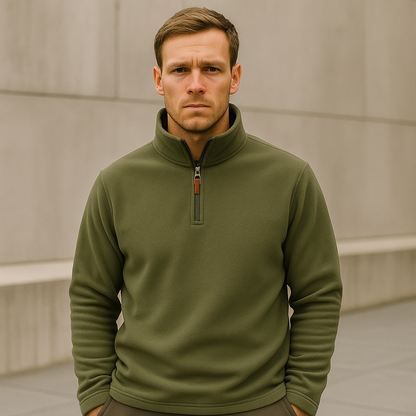 Isak - Tröja med halv dragkedja