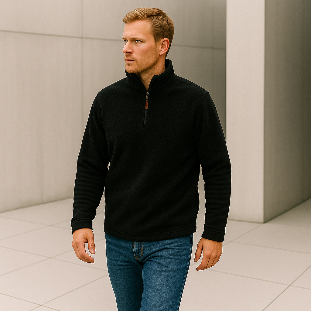 Isak - Tröja med halv dragkedja