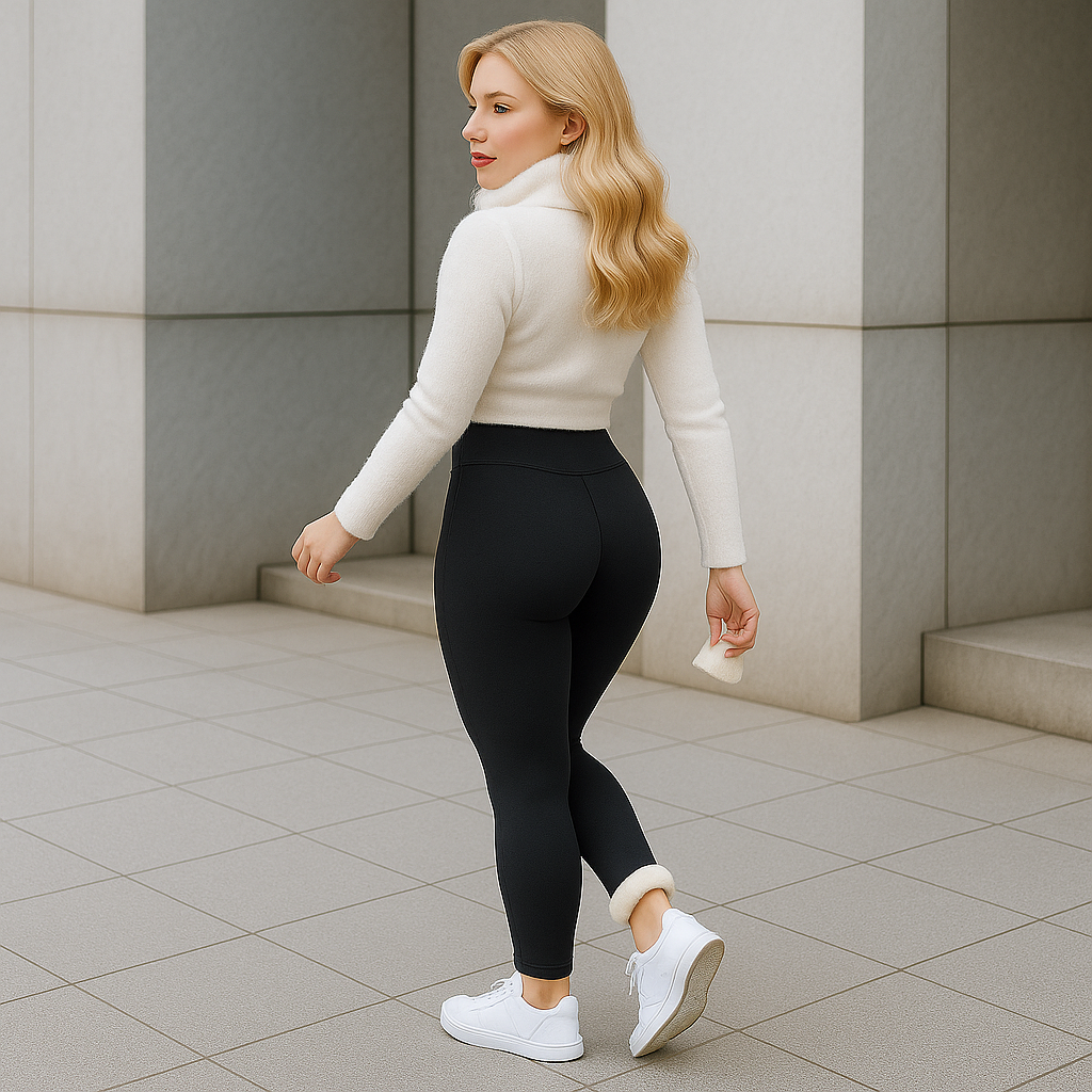 KENZA - FLEECEFODRADE LEGGINGS
