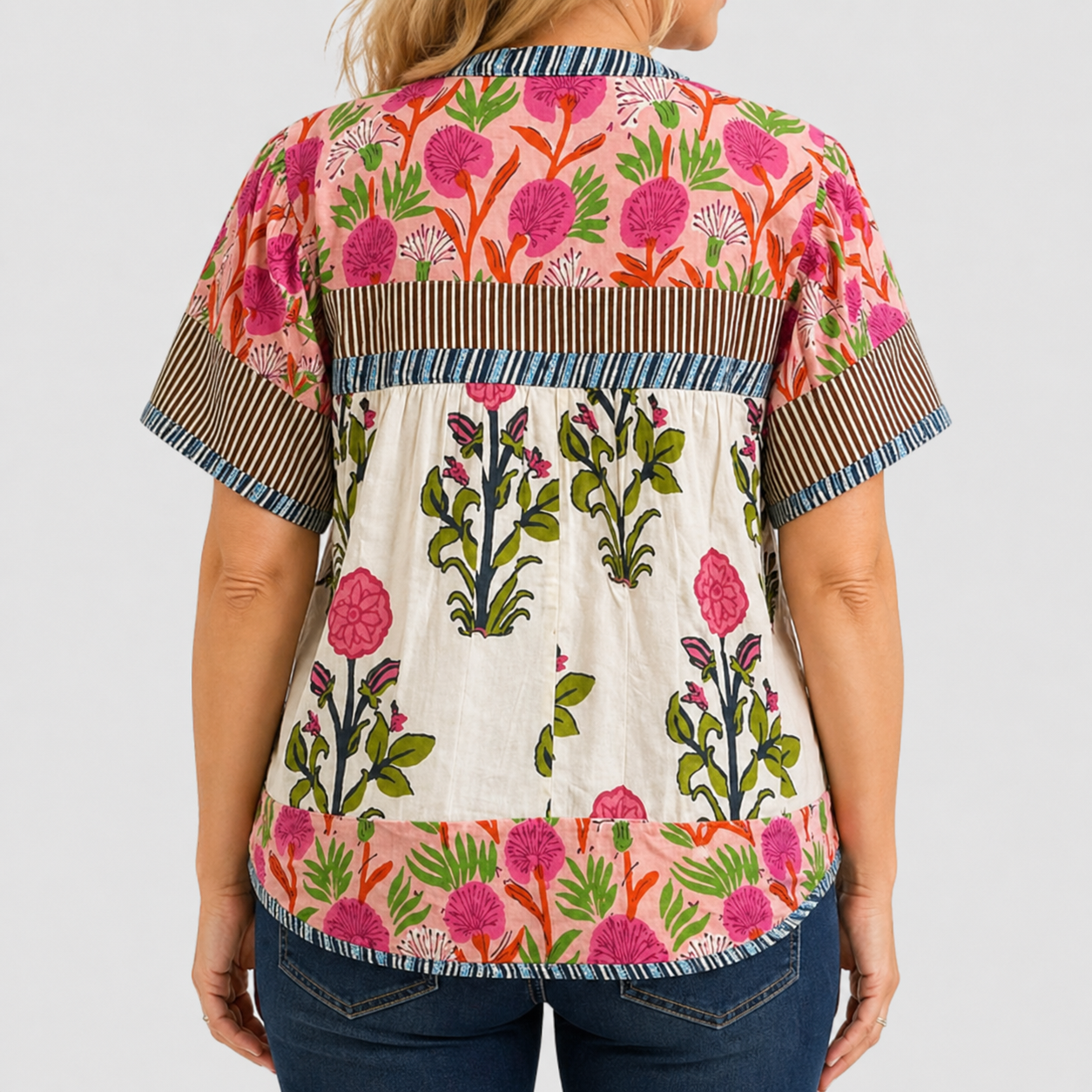 LILIAN – BLOMMÖNSTRAD BLUS