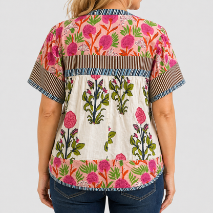 LILIAN – BLOMMÖNSTRAD BLUS