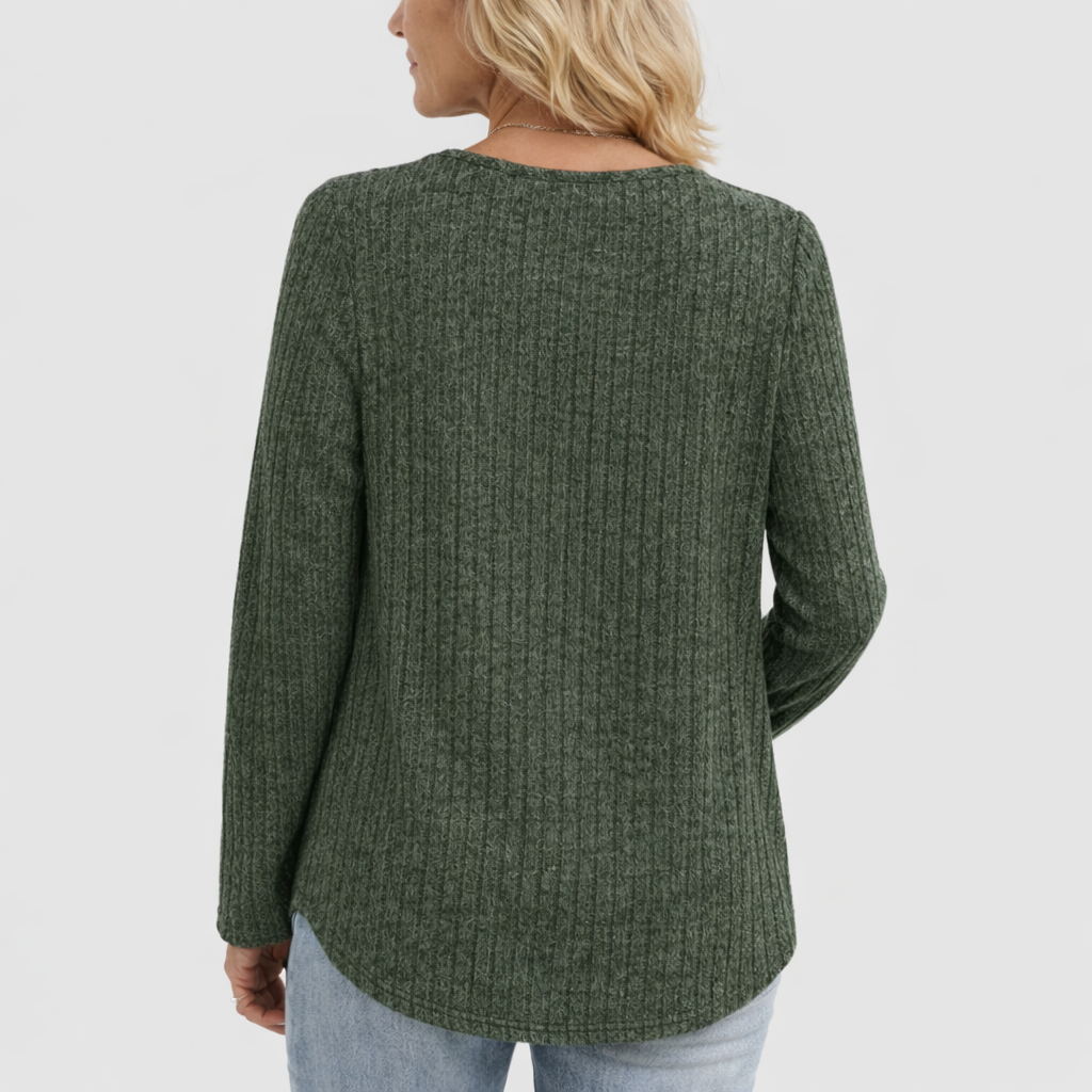 KAROLINE – LÄTT LÅNGÄRMAD BLUS